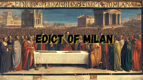 The Edict of Milan:  A Monumental Shift Towards Religious Tolerance and Imperial Power Consolidation in the Roman Empire