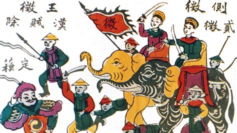 The Trưng Sisters Rebellion Against Chinese Domination and Early Vietnamese Nationalism